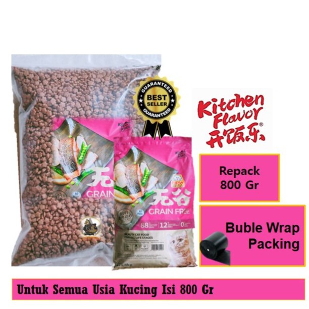 Jual Makanan Kucing KITCHEN FLAVOUR For Beauty All Stage Kemasan