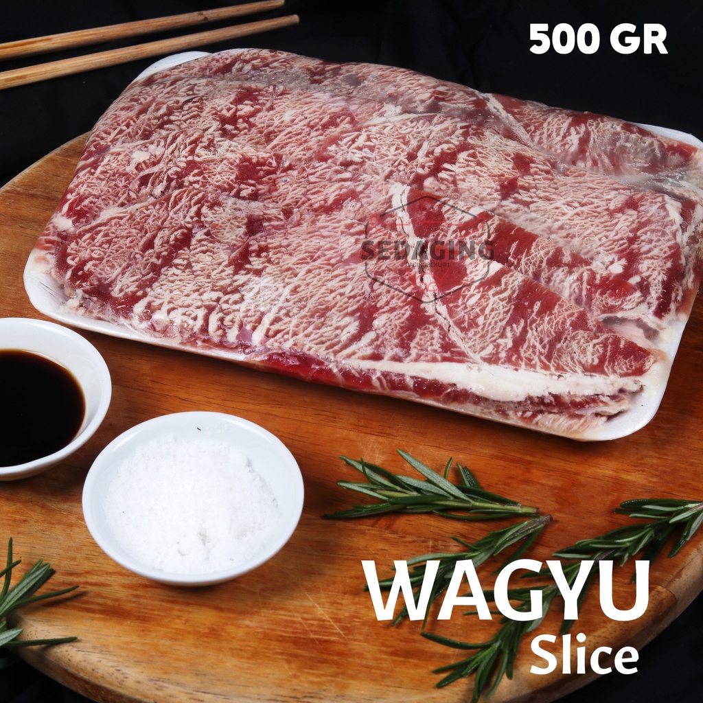 Jual Wagyu Slice Beef Slice Wagyu PREMIUM Halal Bandung Daging