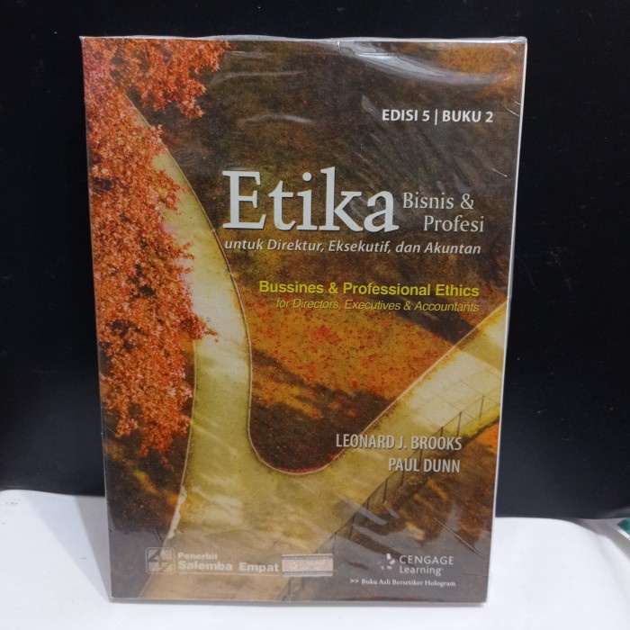 Jual Buku Etika Bisnis Profesi Edisi Buku Leonard J Brooks