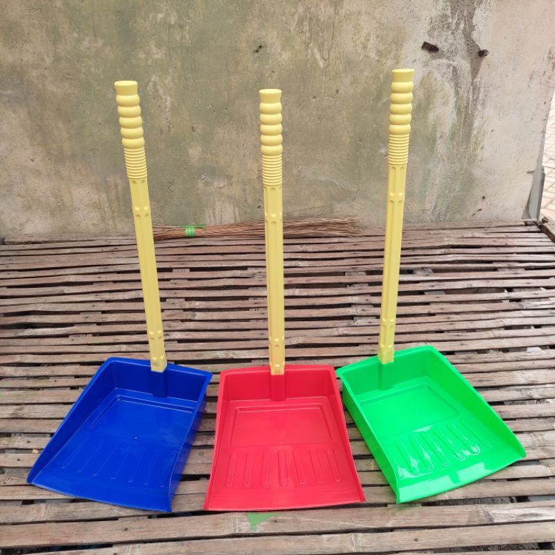 Jual Cikrak Gagang Plastik Serokan Sampah Pengki Dustpan Sekrop