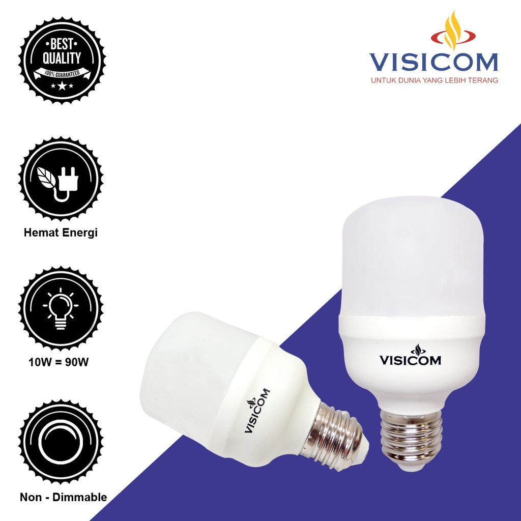 Jual Visicom Lampu Led Kapsul Jumbo Watt Hb Hemat Energi Cahaya