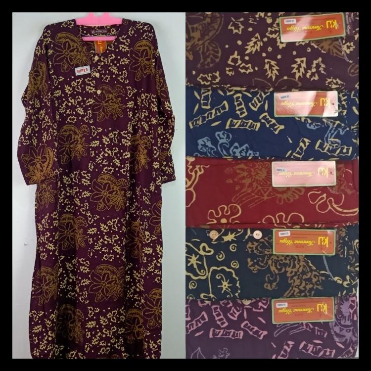 Jual DASTER KENCANA UNGU LENGAN PANJANG JUMBO LABEL COKLAT Shopee