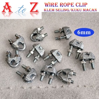 Jual Klem Sling 6 Mm Wire Rope Clip Klem Seling 6 Mm Clam Kuku Macan