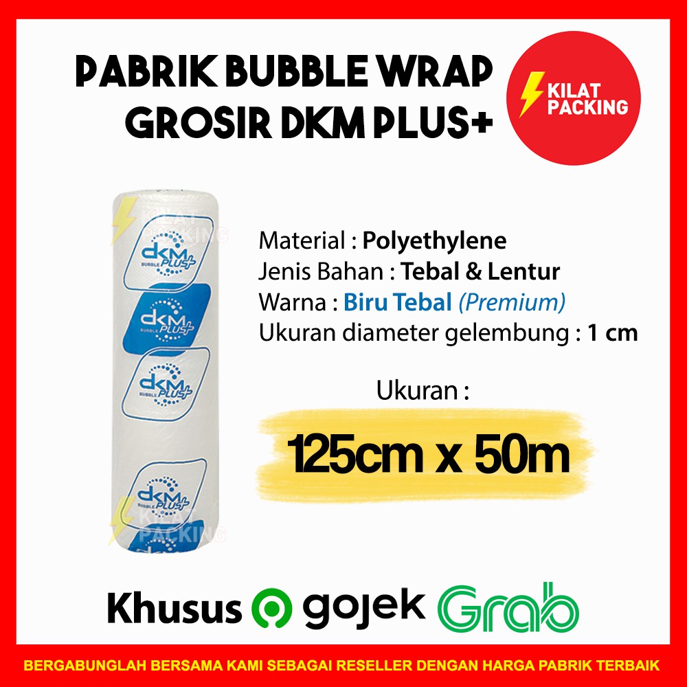 Jual Plastik Bubble Wrap Cm X M Bubble Wrap Dkm Plus Kualitas