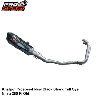 Jual Knalpot Prospeed Shark Black CBR CB 150 R X 250RR R25