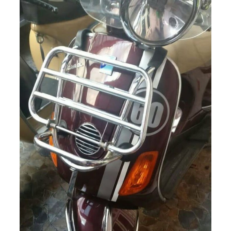 Jual Frontrack Vespa Lx Dan S Aksesoris Vespa Modern Rak Depan Shopee