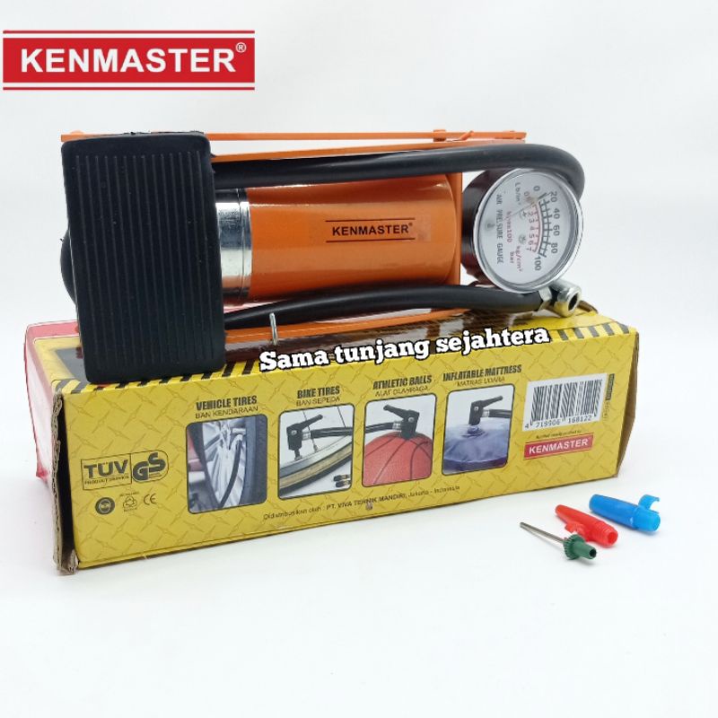 Jual Kenmaster Pompa Kaki Injak Tabung Foot Pump Kenmaster Pompa