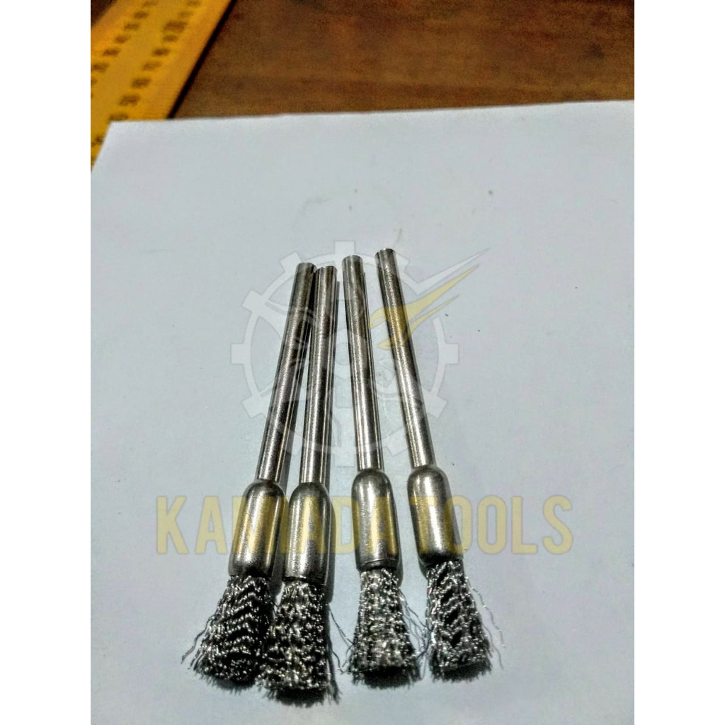 Jual Mata Bor Sikat Kawat 5mm End Brush 5mm SIkat Kawat 5mm Shopee