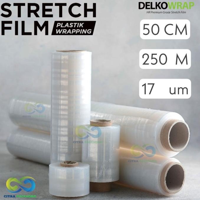 Jual Plastik Wrapping Bening Stretch Film Delko Wrap Cm X M Um