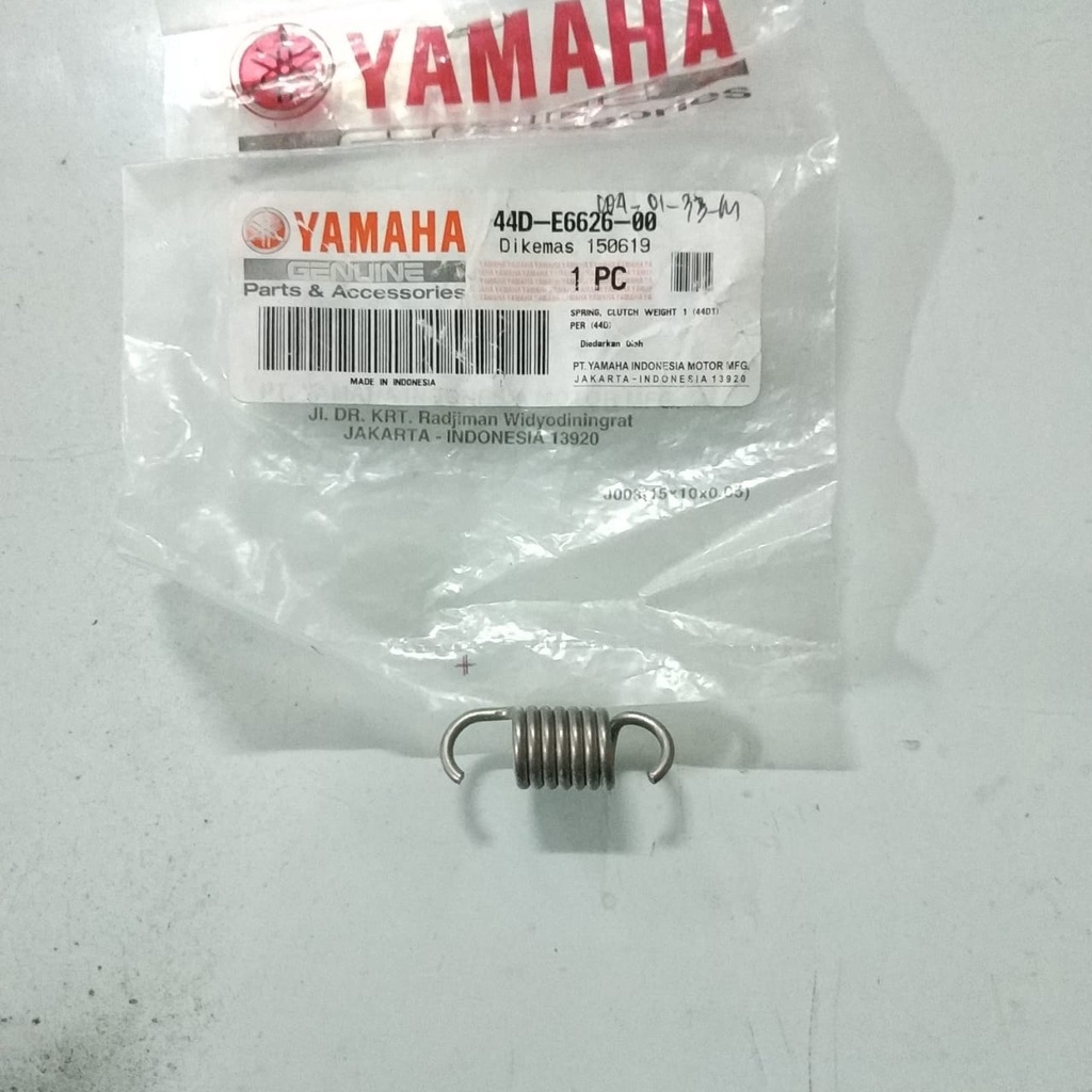 Jual PER KAMPAS KOPLING GANDA SPRING CLUTCH WEIGHT 1 44D1 XEON KARBU