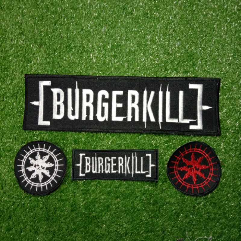 Jual Backpatch Bordir Isi Emblem Bordir Jahit Murah Burgerkill