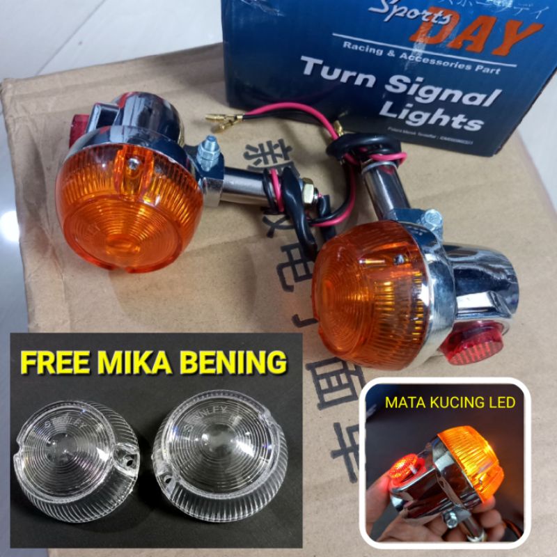 Jual Lampu Sein GT Senter Mini Besi CB 100 125 S90 C70 Reting CB