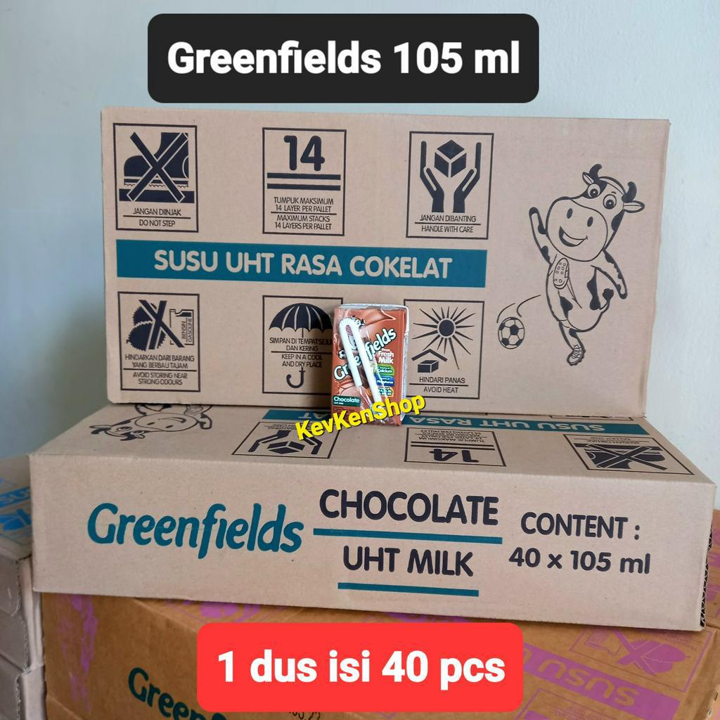 Jual GREENFIELDS UHT Susu 105 Ml GREEN FIELDS 105ml Harga Per Dus Isi