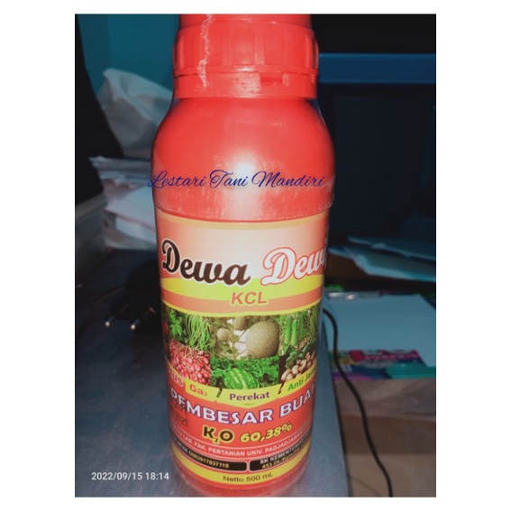 Jual Pupuk KCL Cair Dewa Dewi Kemasan 500 Ml Shopee Indonesia