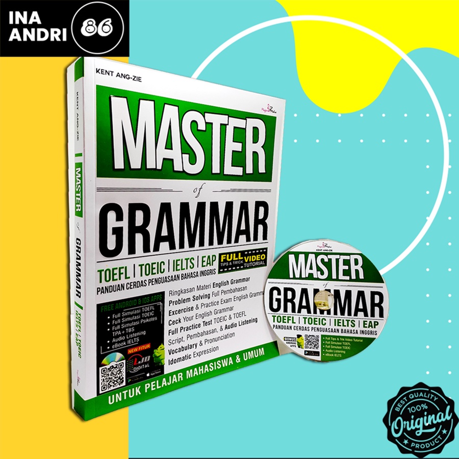 Jual Buku Tes Toefl Toeic Master Of Grammar Toefl Toeic Ielts Eap