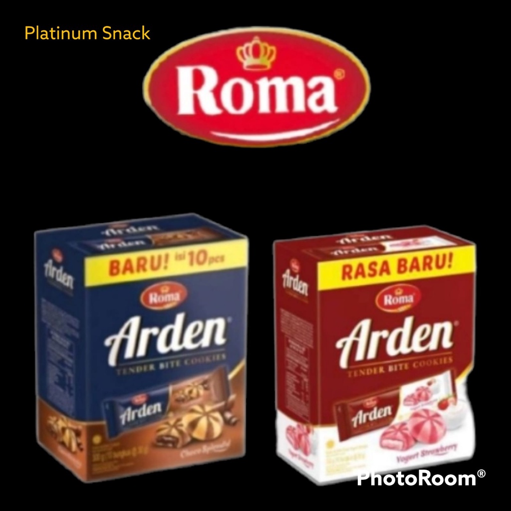 Jual Roma Arden Cookies Choco Splendid Arden Yogurt Strawberry NEW Box