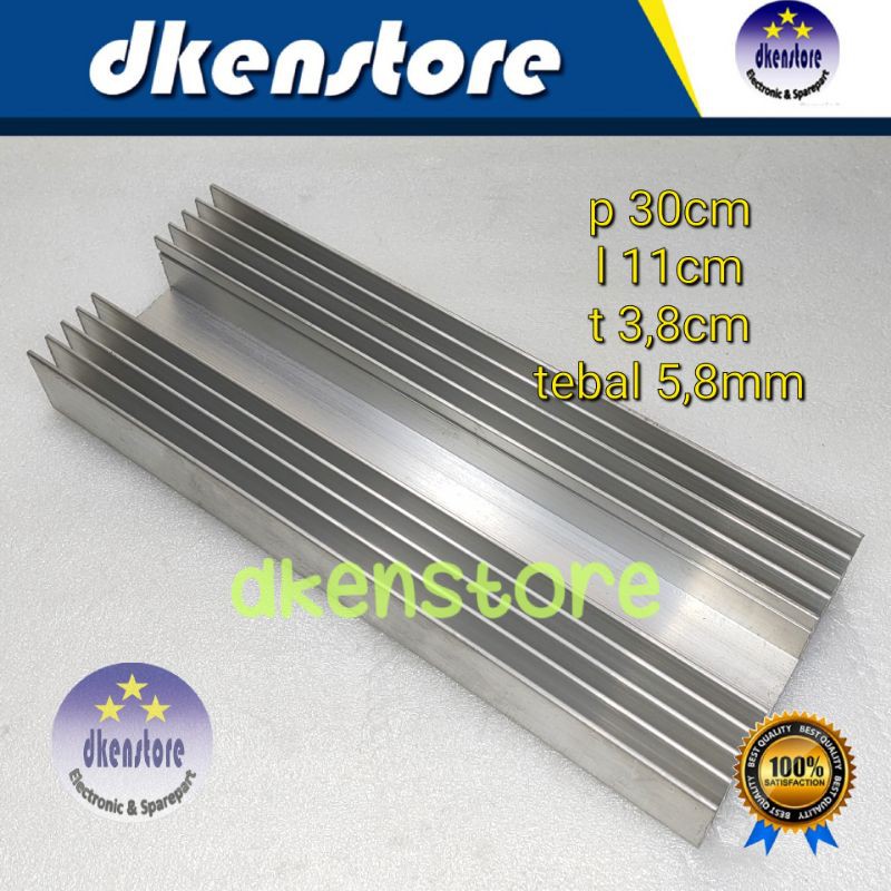 Jual Heatsink Sirip Cm Polos Tebal Mm Pendingin Transistor Final