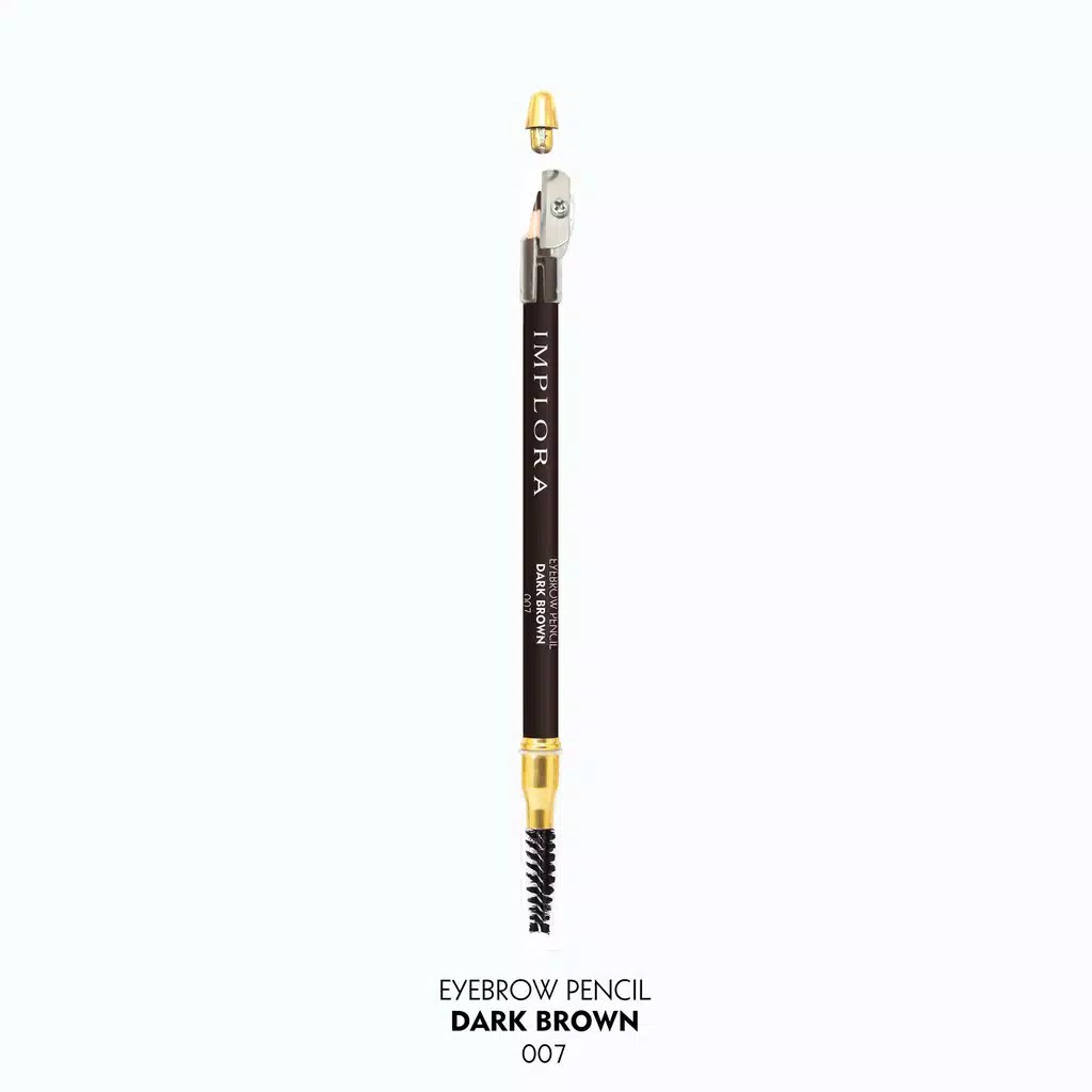 Jual Pensil Alis Implora Eyebrow Pencil In Dark Brown Hitam Coklat