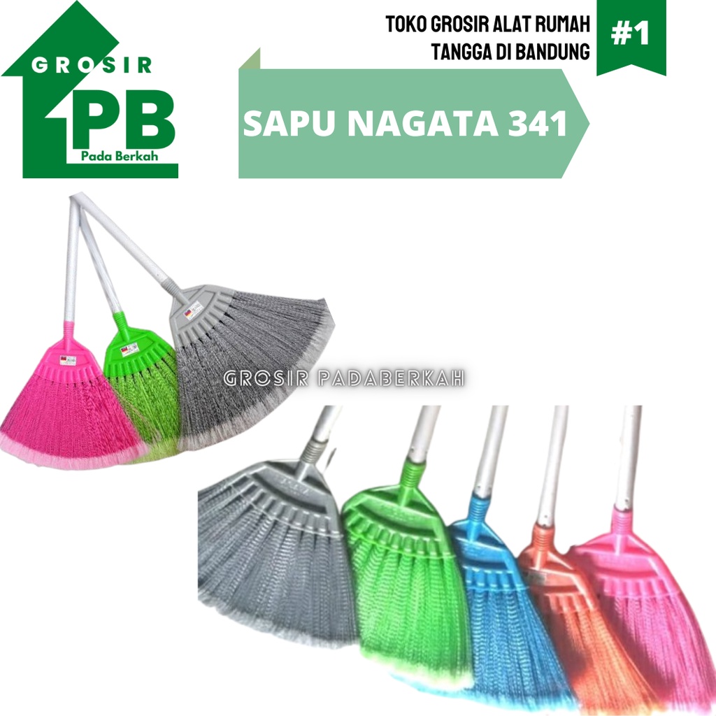 Jual Sapu Nagata Sapu Lantai Sapu Gagang Sapu Warna Bahan Nilon