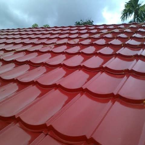 Jual Genteng Metal Sakura Roof Atap Polos Pasir Shopee Indonesia