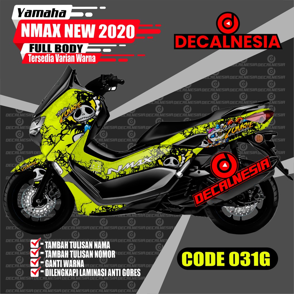 Jual Decal Nmax New Full Body Facelift Stiker Variasi