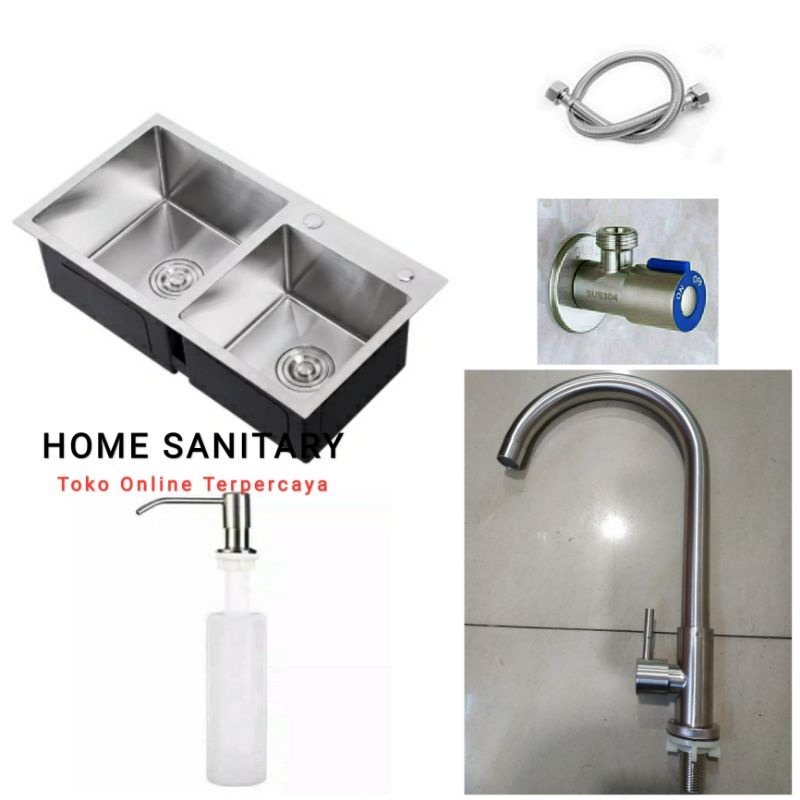 Jual Paket Lengkap Kitchen Sink Inobe Bak Cuci Piring Stainless