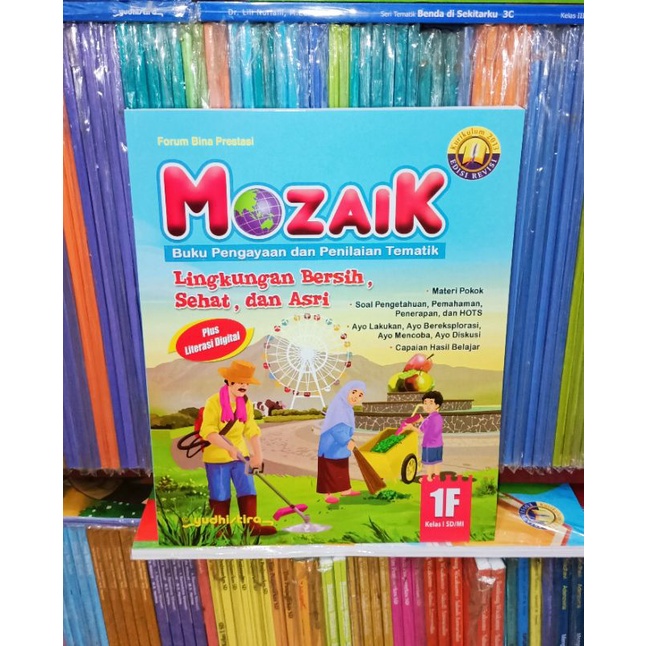 Jual Mozaik 1 A B C D E F G H Kelas 1 SD Yudhistira Shopee Indonesia