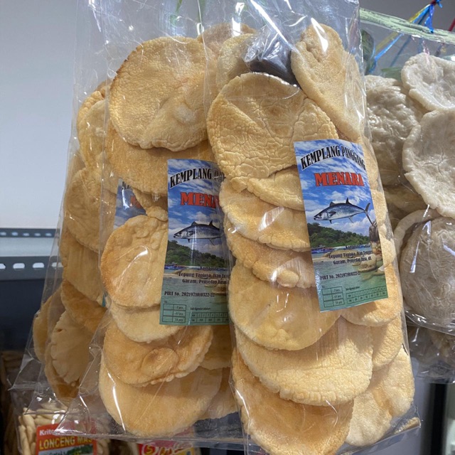 Jual Kemplang Bangka Panggang Cap Menara Snack Bangka Cemilan