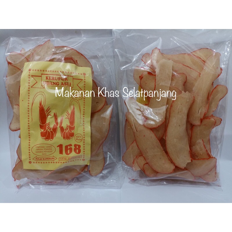 Jual Kerupuk Udang Asli 168 Pulau Rangsang 200gram Shopee Indonesia