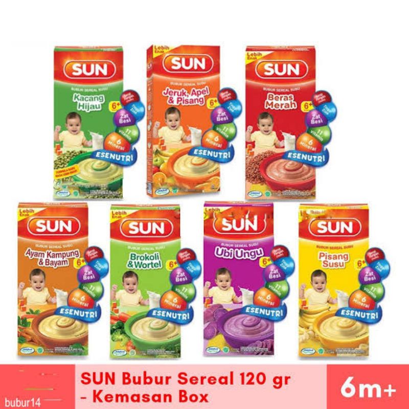 Jual Sun Bubur Bayi Sereal Susu Gr Shopee Indonesia