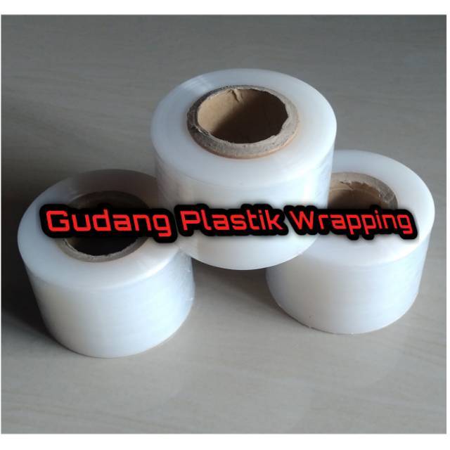 Jual PLASTIK WRAPPING LEBAR 5 CM STRETCH FILM Shopee Indonesia