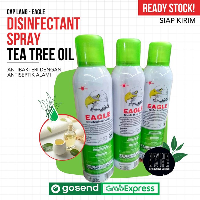 Jual EAGLE EUCALYPTUS DISINFECTANT SPRAY 280ML 500ML CAP LANG