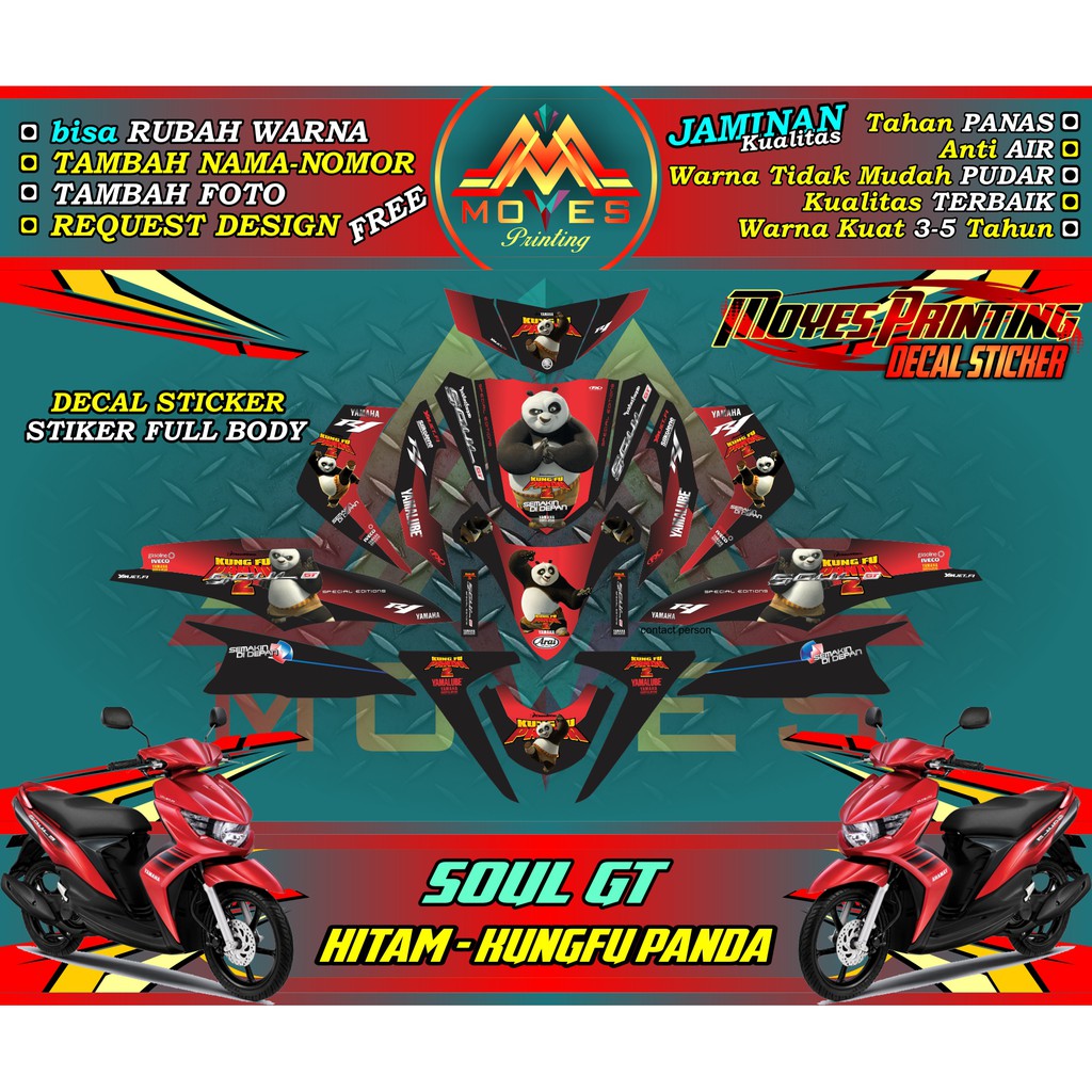 Jual Stiker Soul Gt Decal Stiker Motor Soul Gt Stiker Motor Yamaha Soul