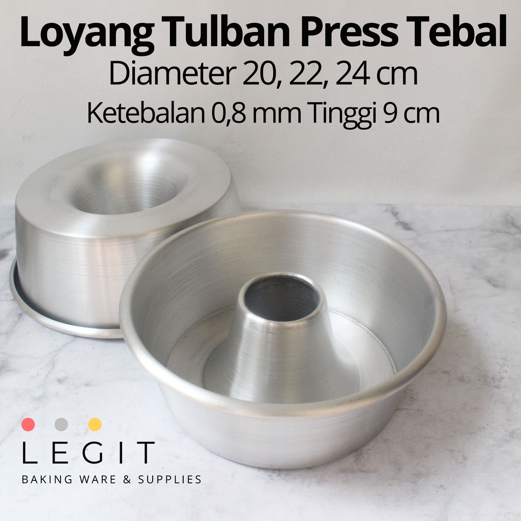 Jual Loyang Bolu Tulban Press Kue Jadul Kualitas Super Tebal Shopee