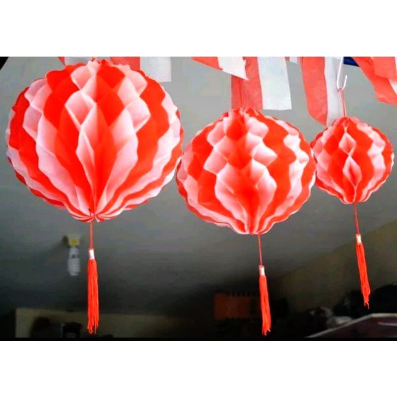 Jual Lampion Merah Putih Aksesoris Dekorasi Hut Ri Shopee Indonesia