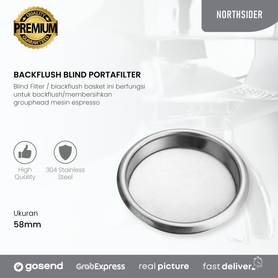 Jual Backflush Blind Portafilter Filter Basket 58mm Portafilter