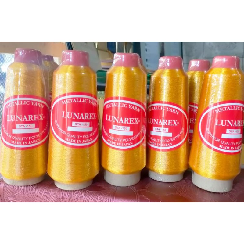 Jual ORIGINAL BENANG LUNAREX METALIK BENANG BORDIR BENANG METALIK