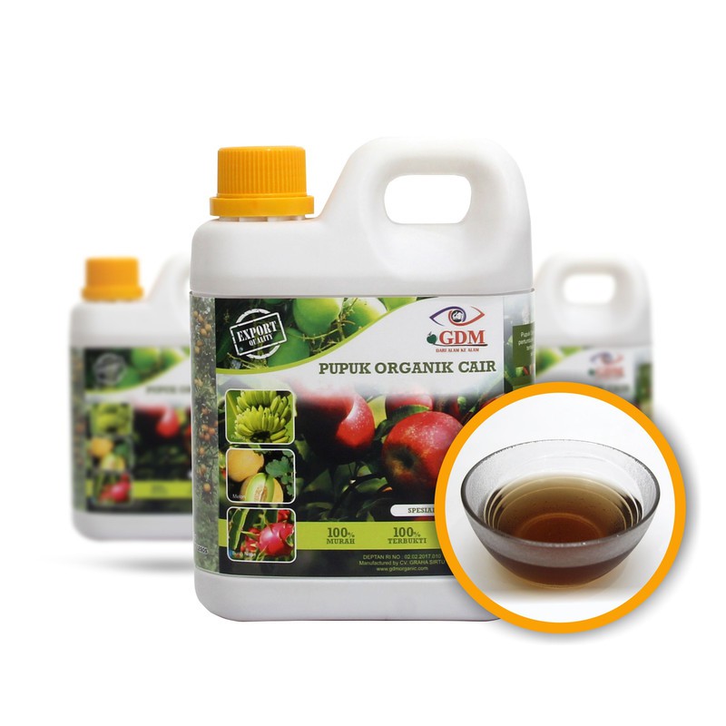 Jual Pupuk Organik GDM Untuk Tanaman Buah 1Liter Shopee Indonesia