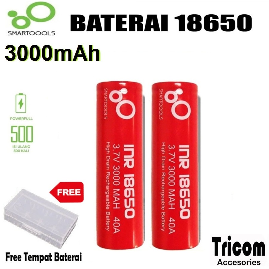 Jual Baterai Imr V Mah Smartoools Rechargeable Battery