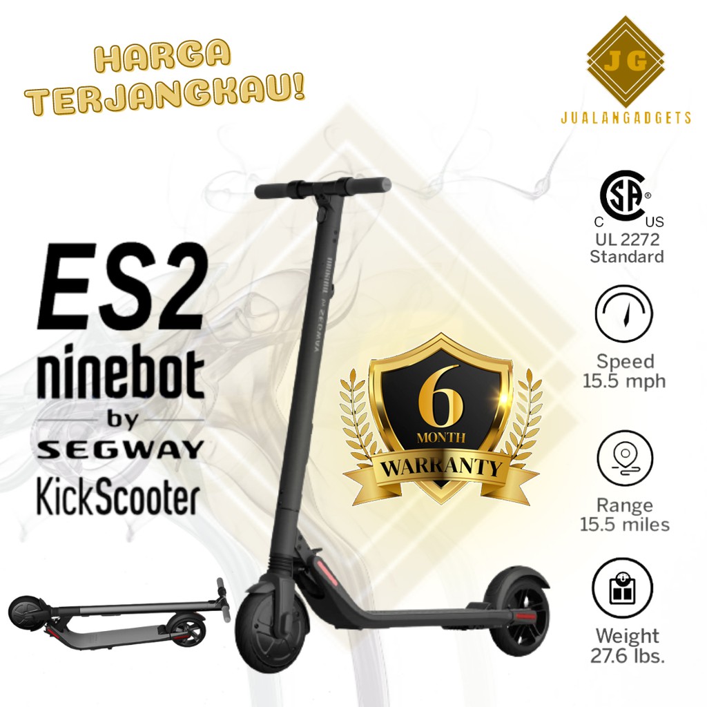 Jual Skuter Elektrik Segway Ninebot Kickscooter Es Garansi Resmi