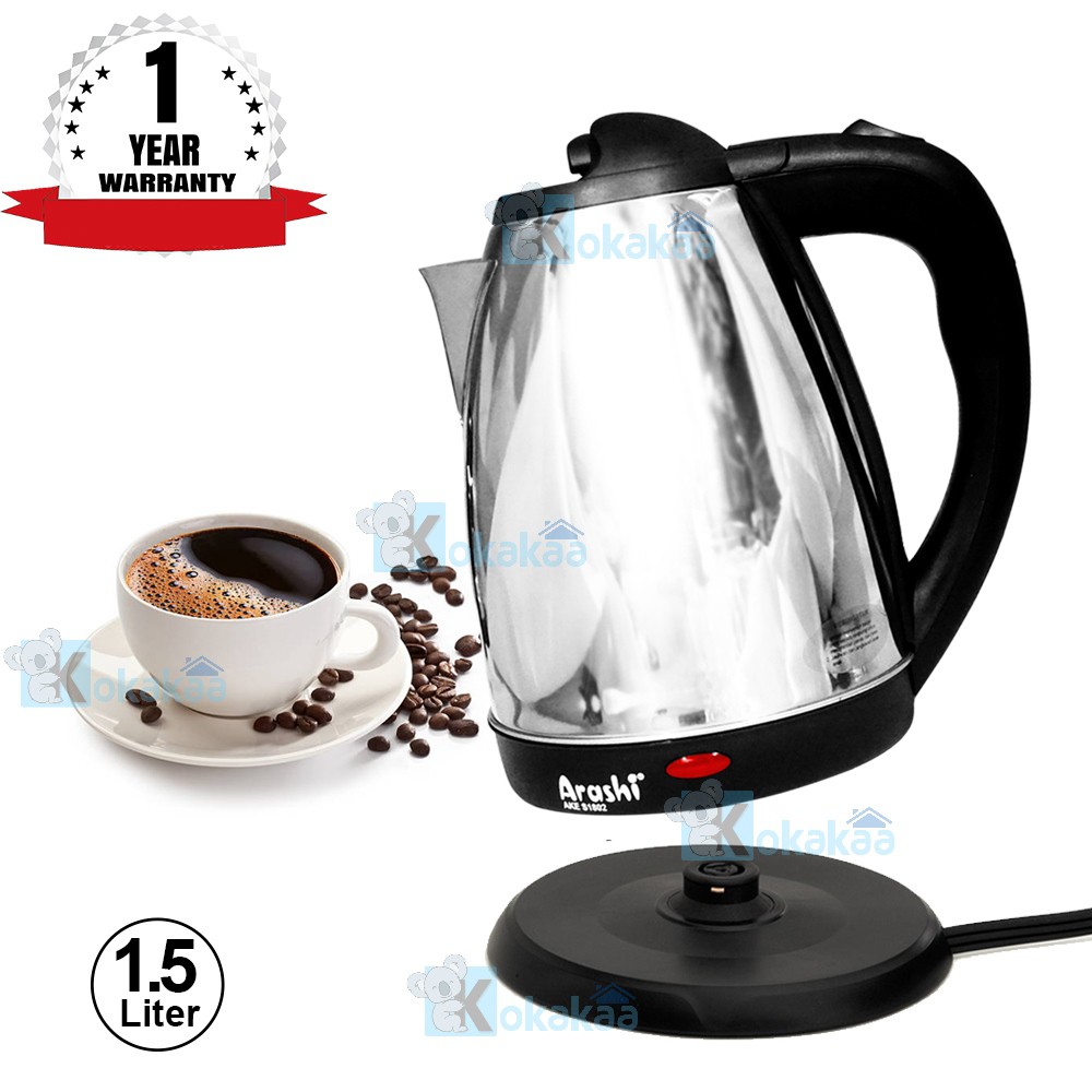 Jual Arashi Macchiato Kettle Listrik Teko Listrik Ceret Pemanas Air