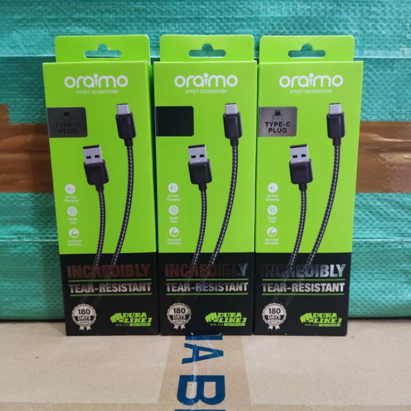 Jual Kabel Data Fast Charging Oraimo OCD C32 Type C Original Shopee