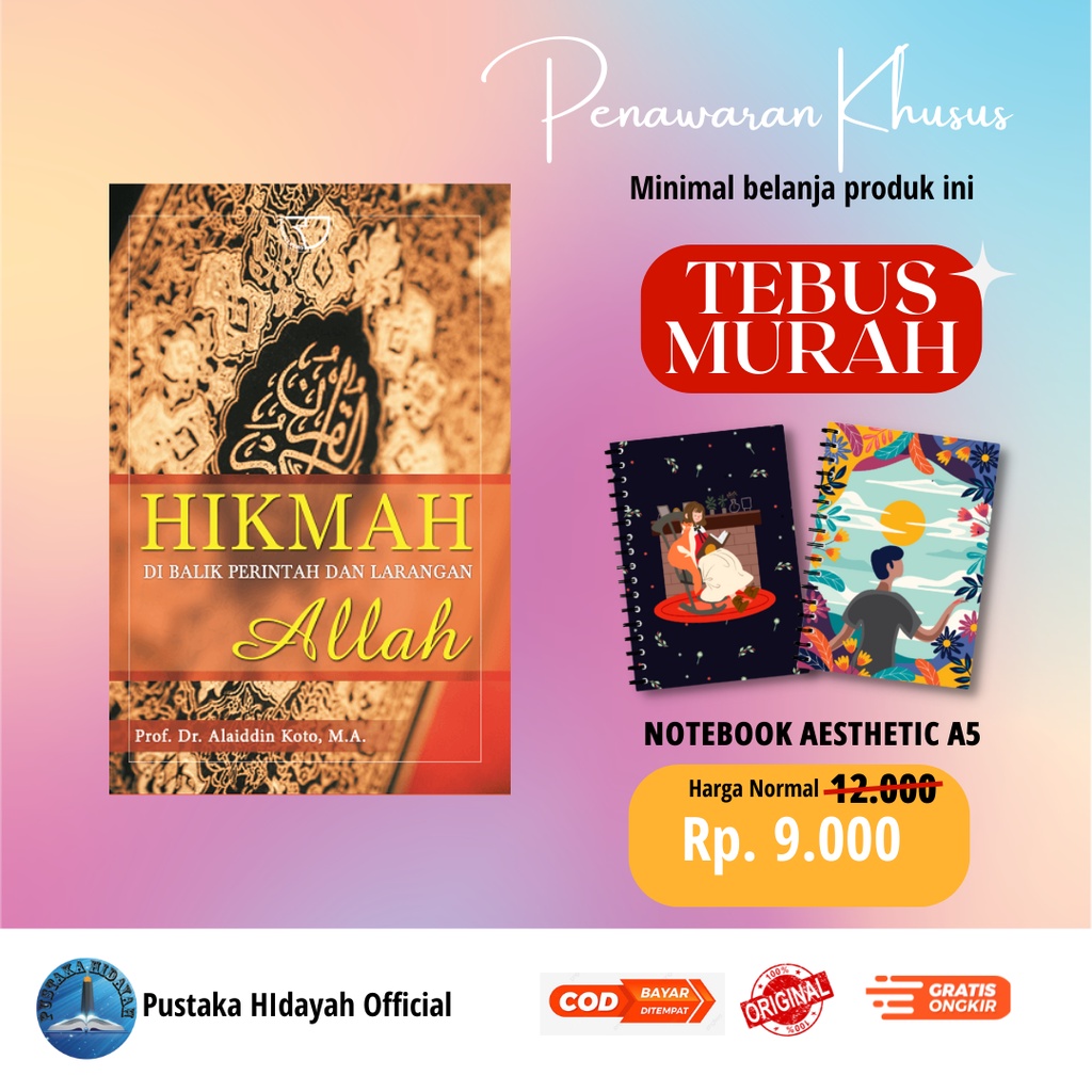 Jual Buku Hikmah Di Balik Perintah Dan Larangan Allah Alaiddin Koto