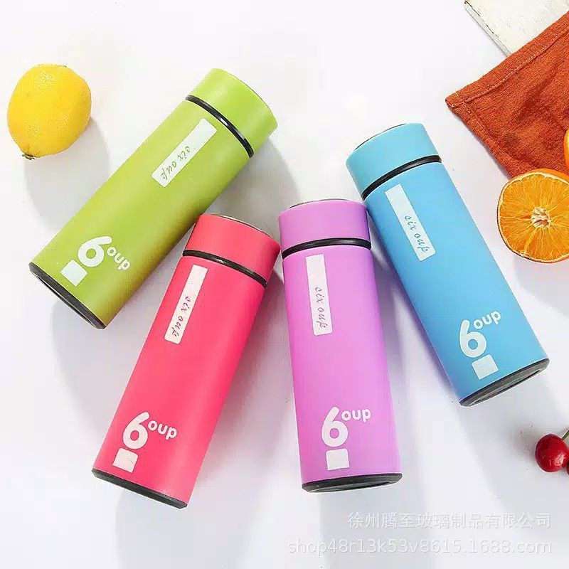 Jual Botol Minum Kaca Six Oup Ml Cover Plastik Oup Logo Botol