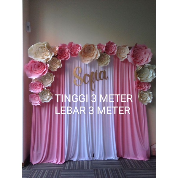 Jual Backdrop Background Uk Tinggi Meter Lebar Meter Shopee