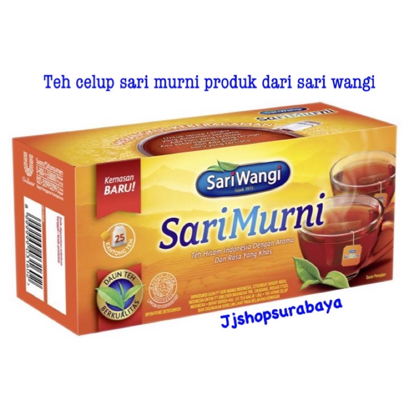 Jual Sariwangi Sarimurni Tea Sari Wangi Sari Murni Teh Celup Shopee