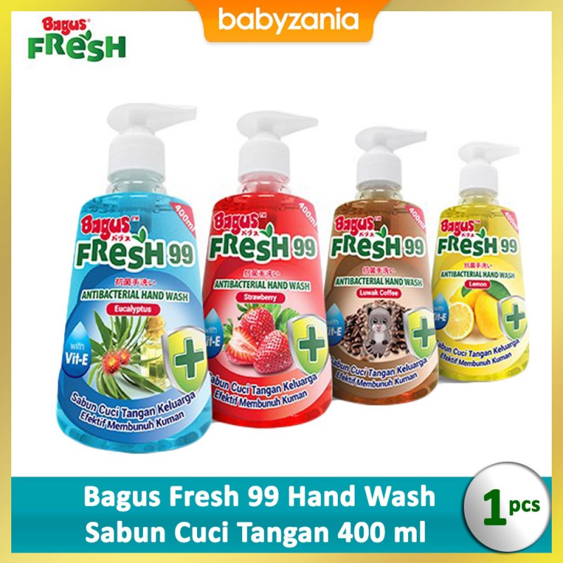 Jual Bagus FRESH 99 AntiBacterial Hand Wash Sabun Cuci Tangan Botol 400