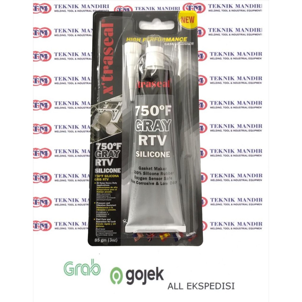 Jual Xtraseal Grey Rtv Silicone Sealant High Temp Gr Shopee Indonesia