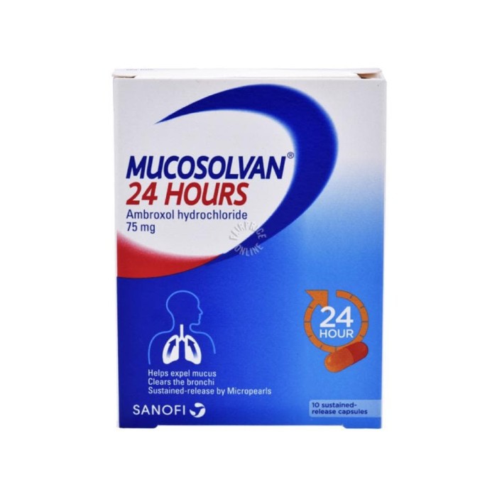 Jual Mucosolvan Hours Mg Obat Batuk Kering Capsules