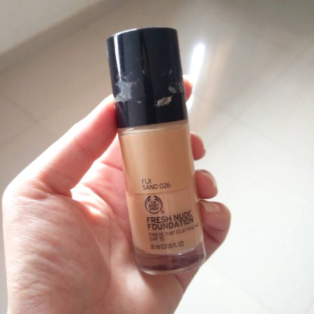 Jual The Body Shop Fresh Nude Foundation Used Shopee Indonesia